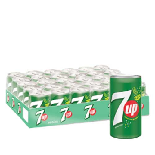 7up Carbonated Soft Drink Cans