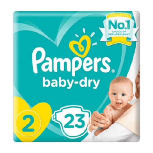 Pampers Baby Diapers, No 2 