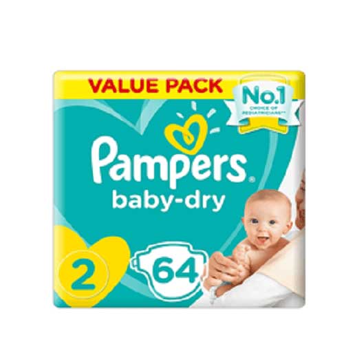 Pampers Baby Diapers, No 2 