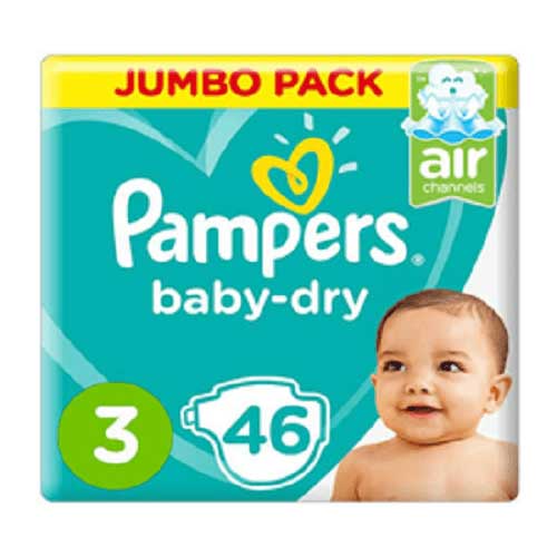 Pampers Baby Diapers, No 3 