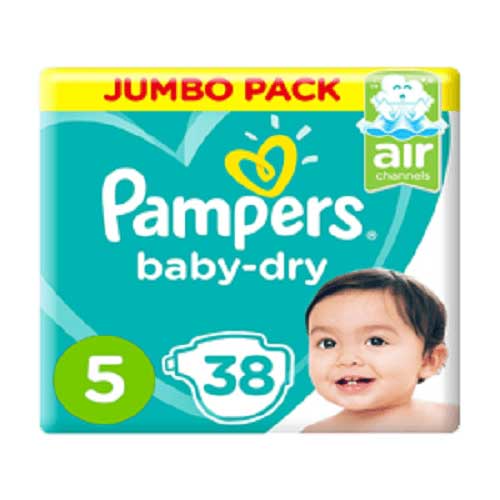 Pampers Baby Diapers, No 5
